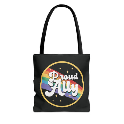 LGBT ally pride tote bag