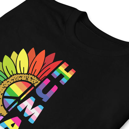 proud human LGBTQ shirt, zoom