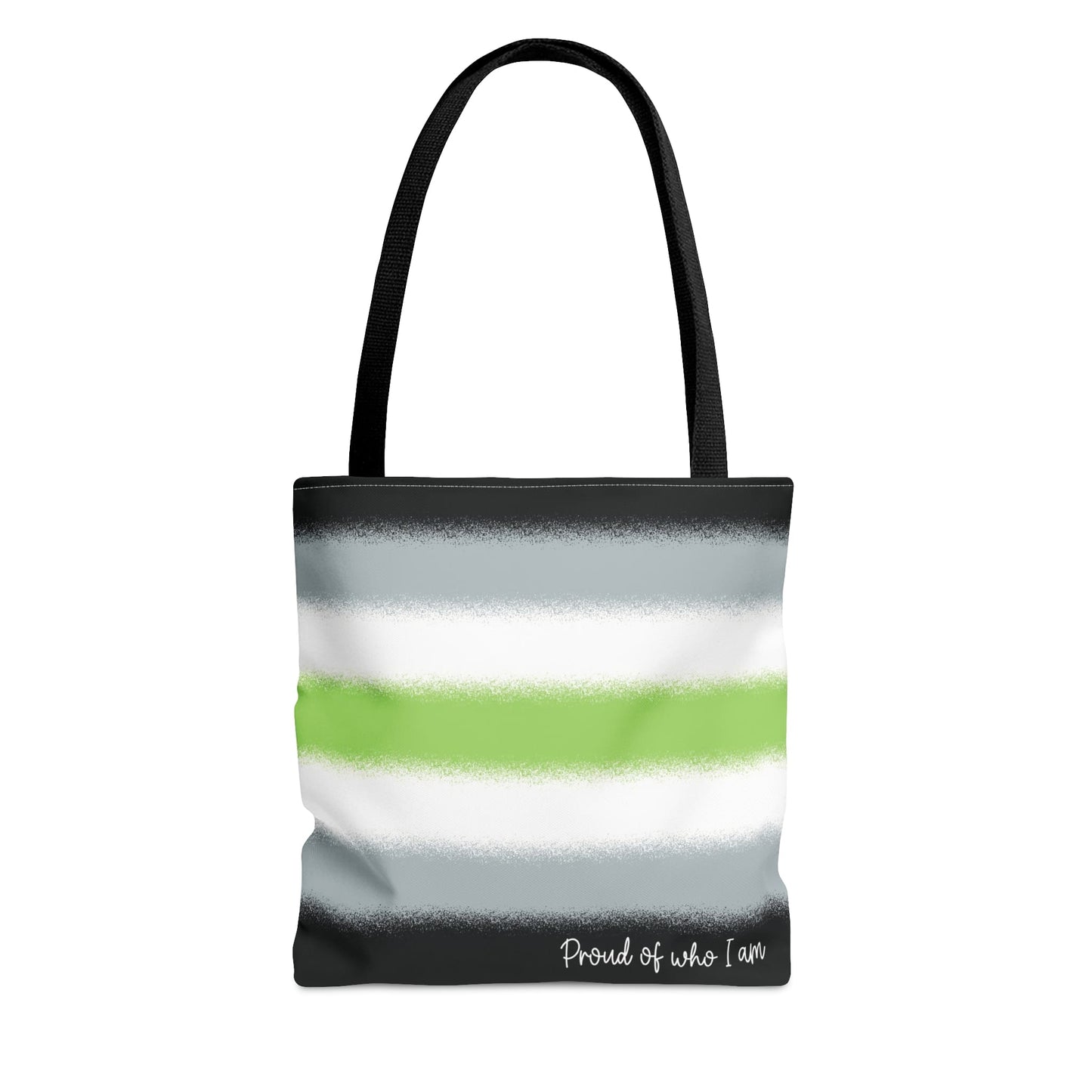 agender flag tote bag, main