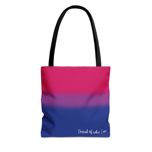 bisexual flag tote bag, main