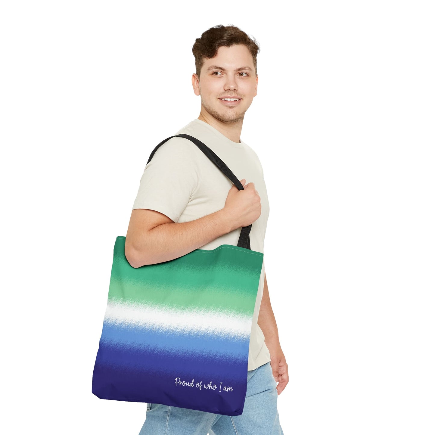 gay mlm vincian flag tote bag, large
