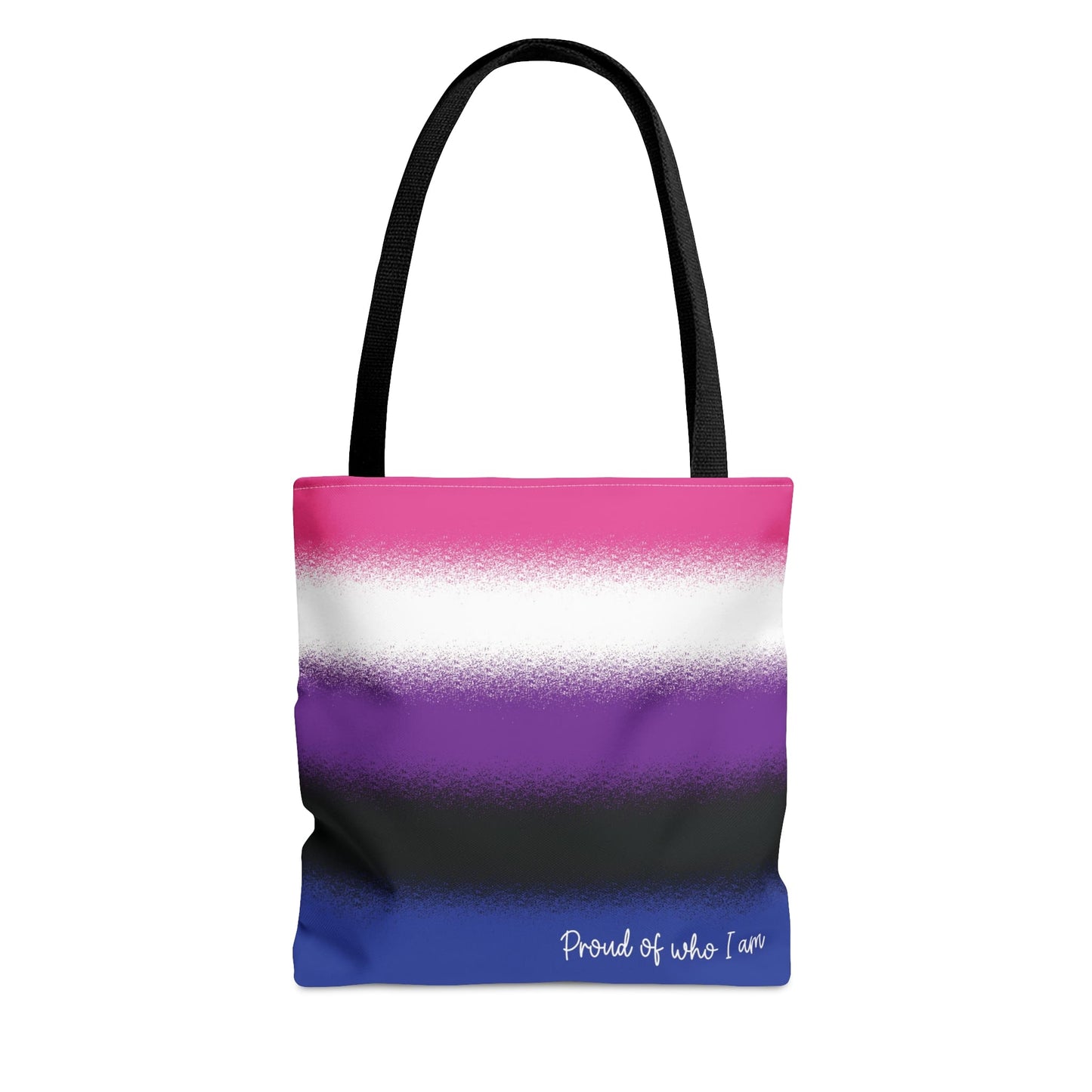 genderfluid flag tote bag, main