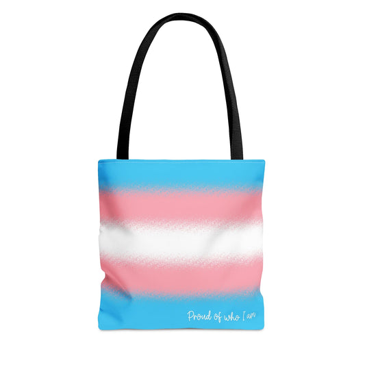 transgender flag tote bag, main