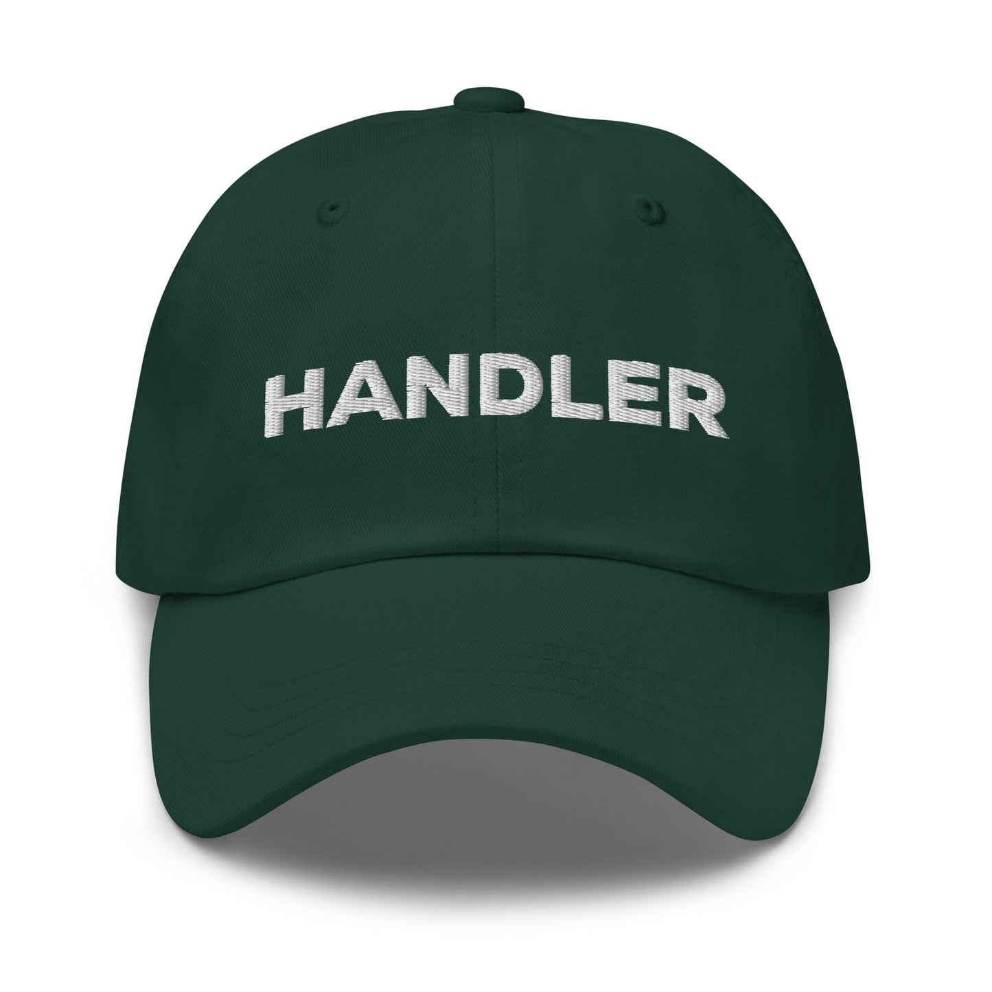 puppy pride and handler hats, matching embroidered pup play pride caps, green