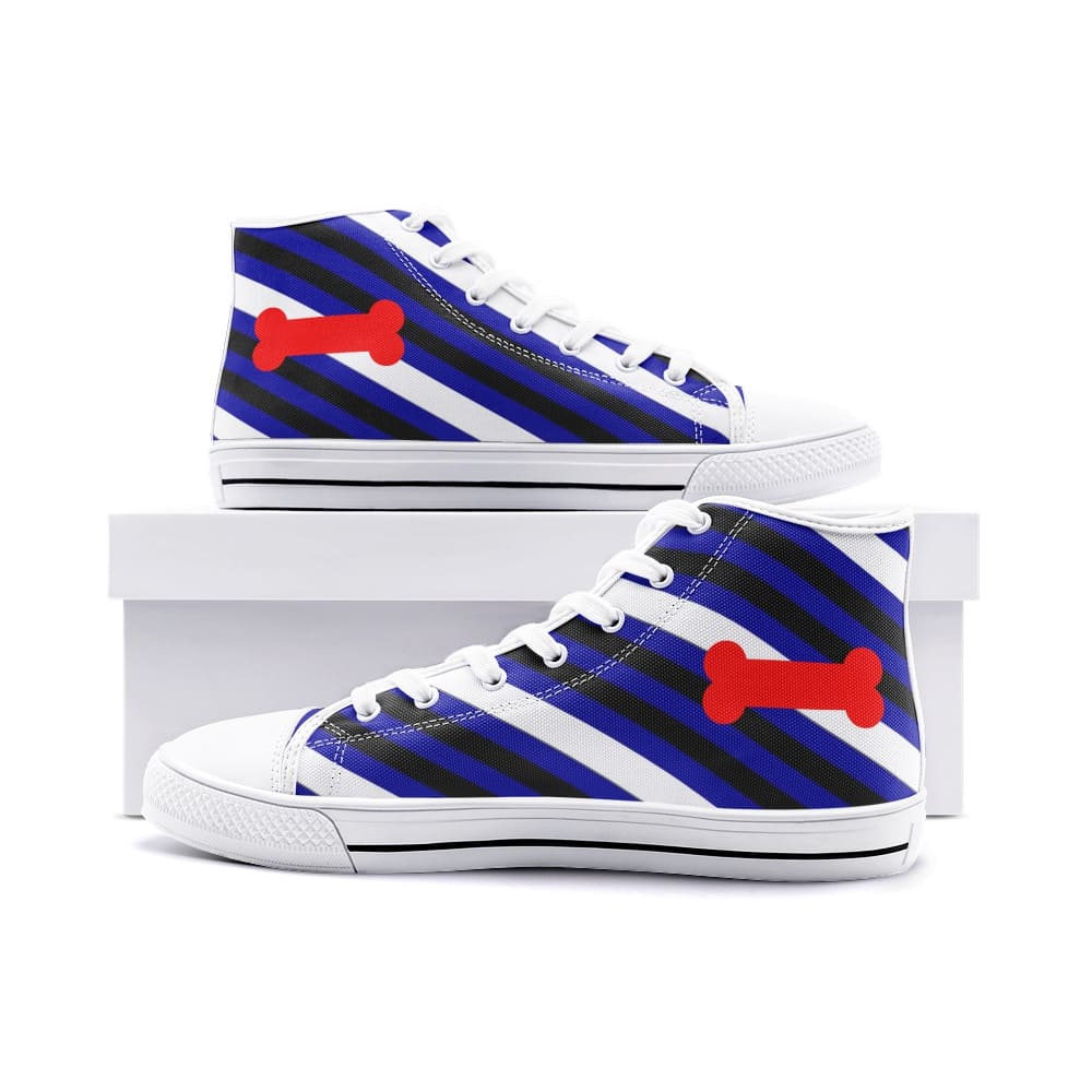 puppy pride shoes, pup play sneakers, white