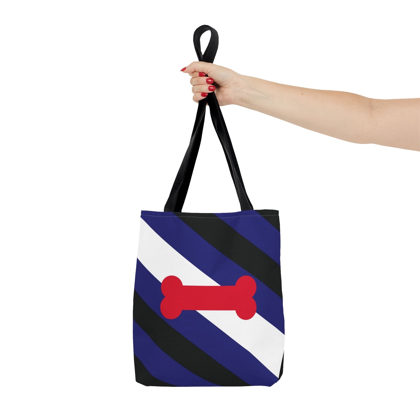 puppy play pride flag tote bag, small