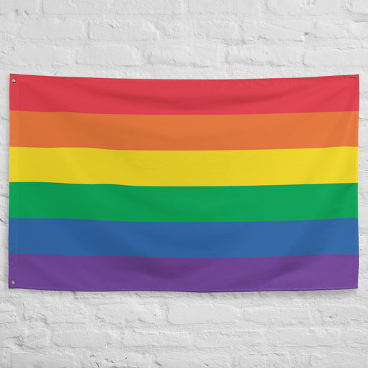 LGBT rainbow pride flag wall tapestry