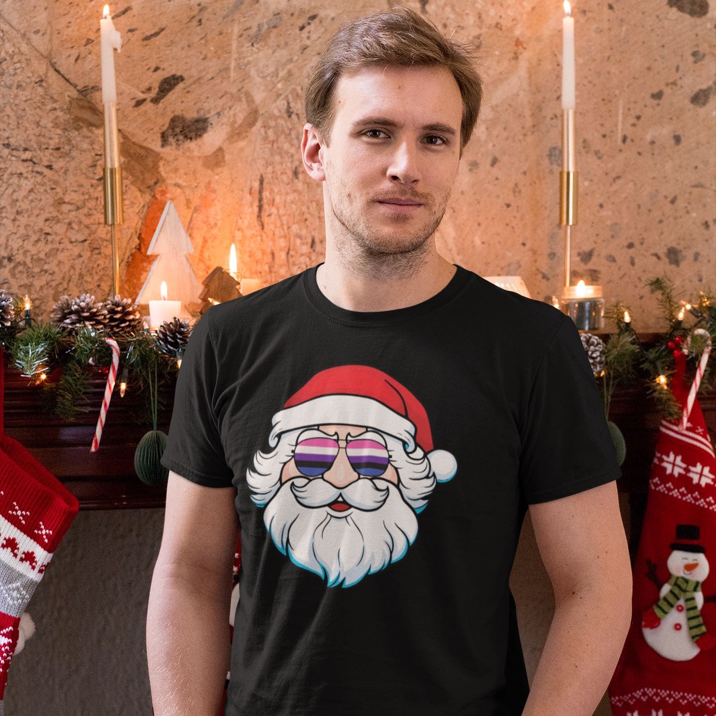 Funny christmas genderfluid shirt
