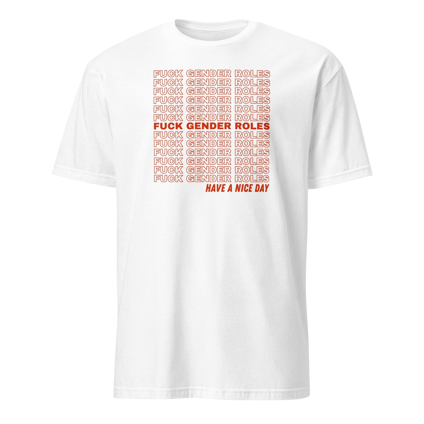 nonbinary shirt, fuck gender roles non cisgender quote, hang