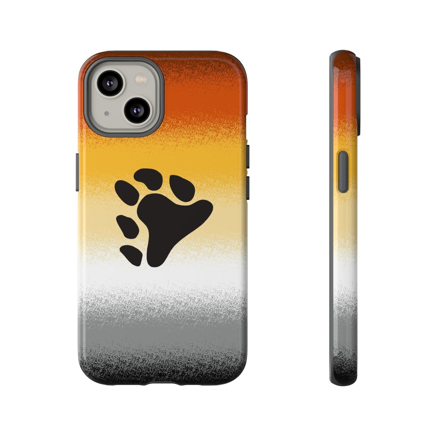 Bear pride phone case sprayed flag