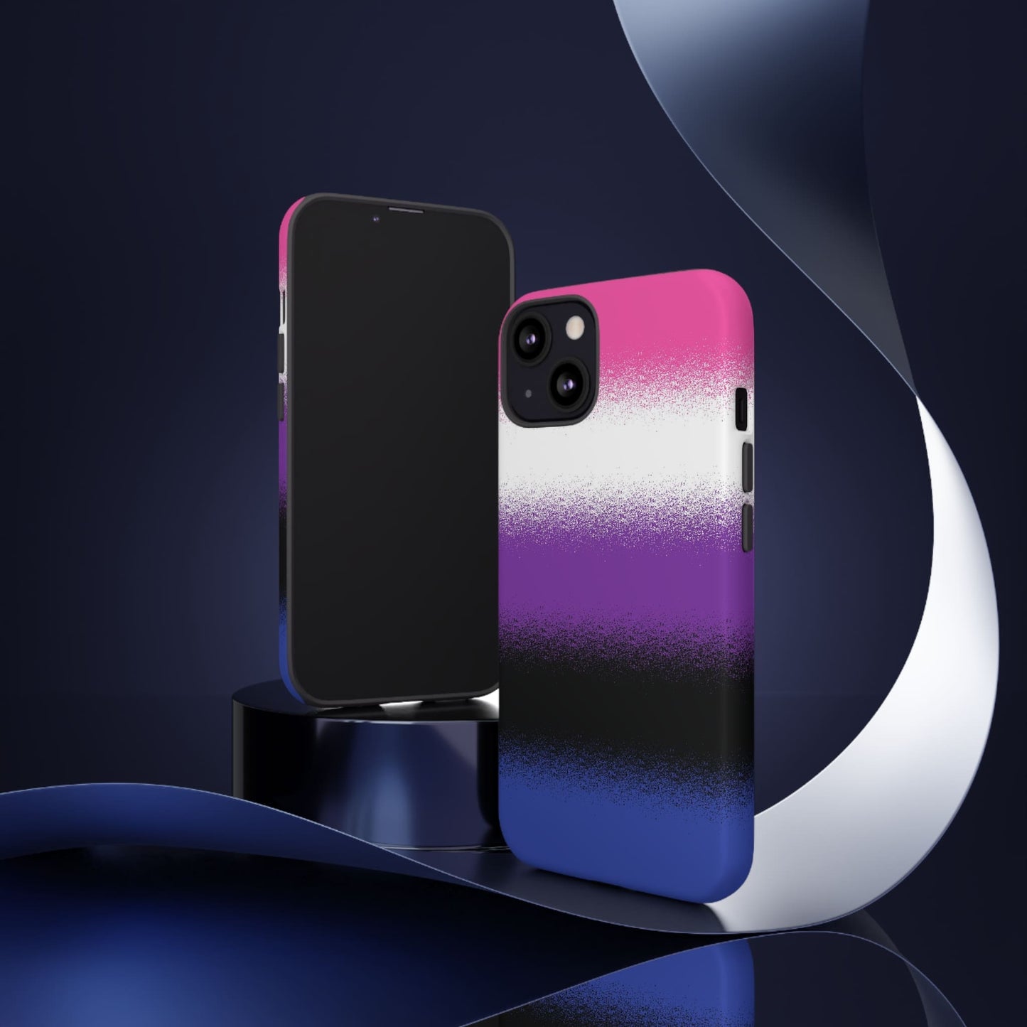 Genderfluid phone case sprayed flag
