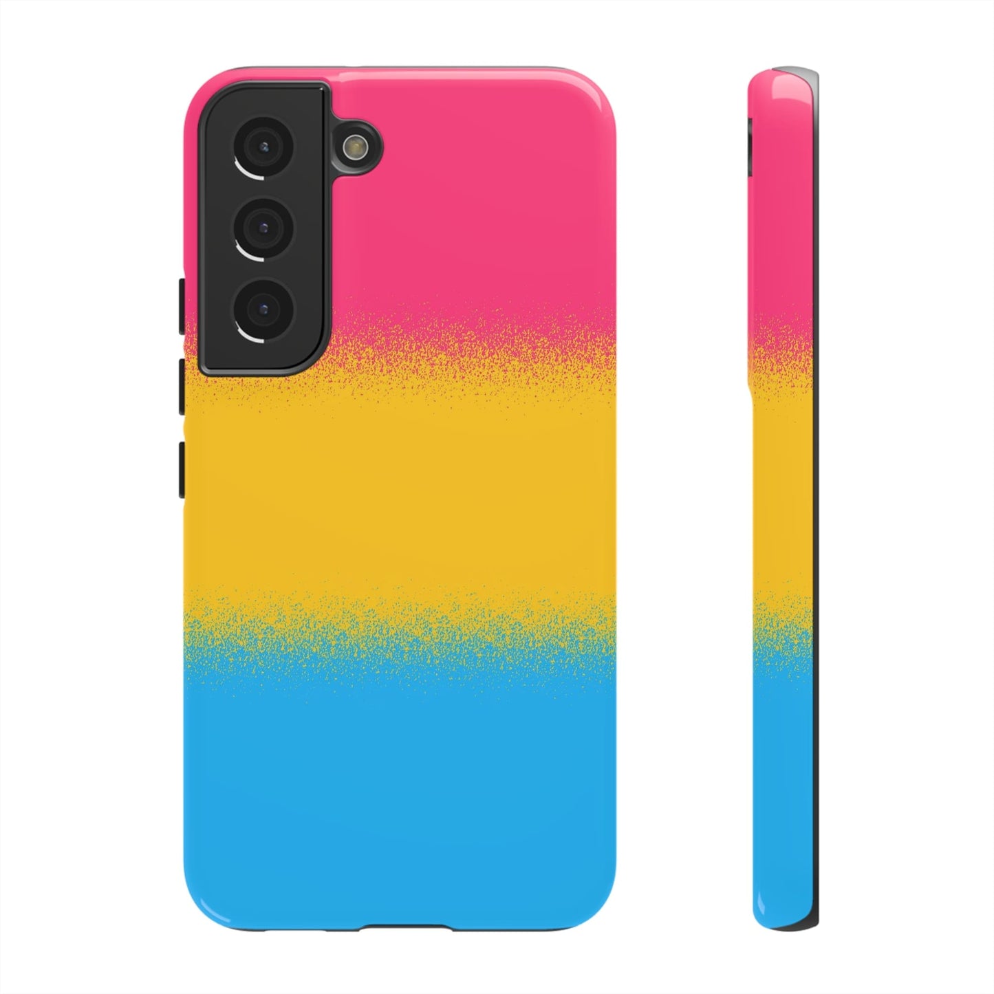 Pansexual phone case sprayed flag
