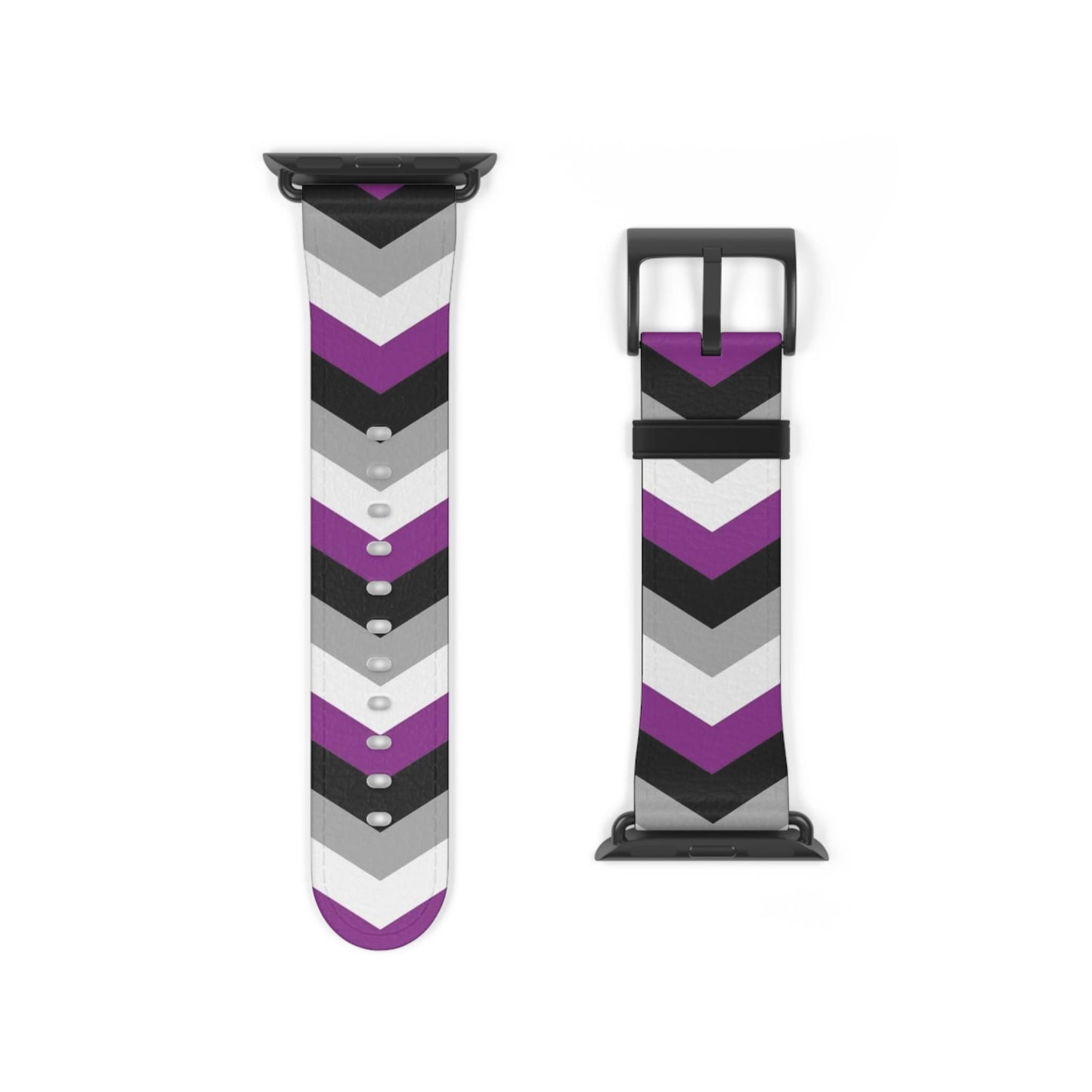 asexual apple watch band, discreet chevron pattern