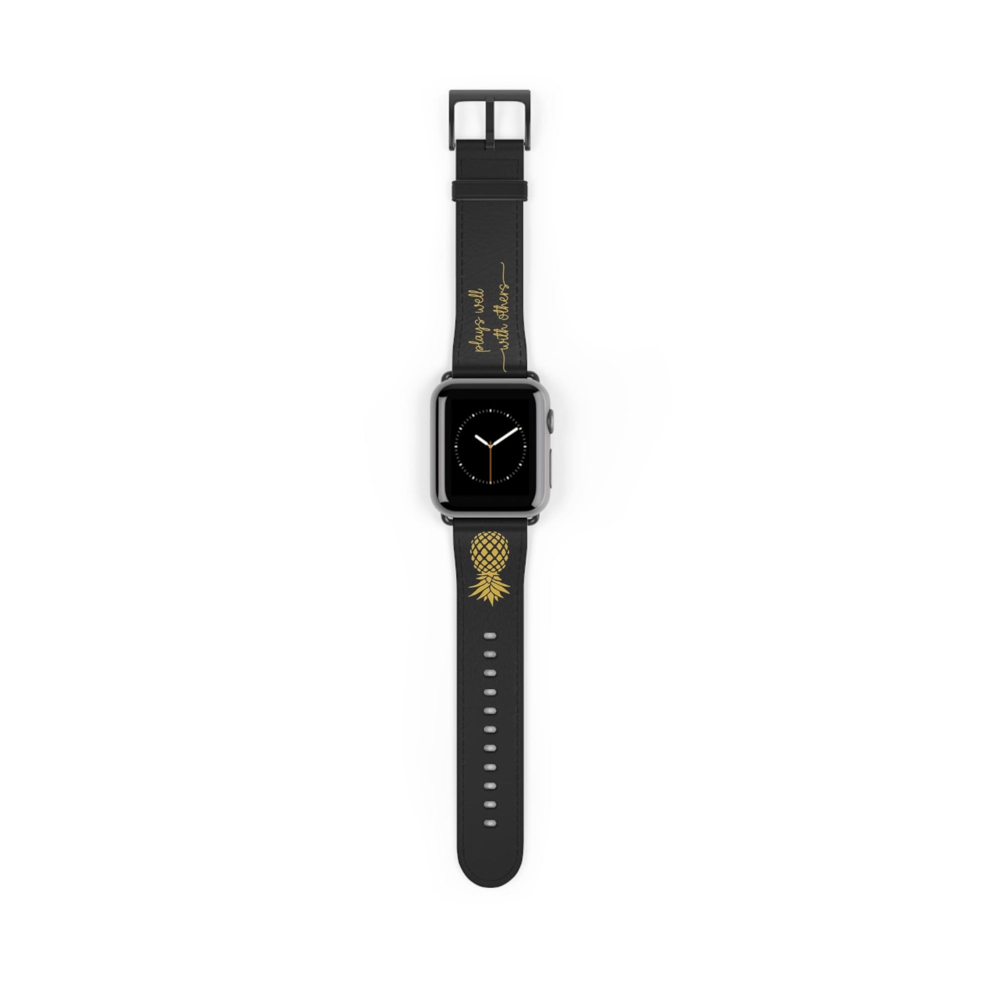 swingers apple watch band, plays well with others, black
