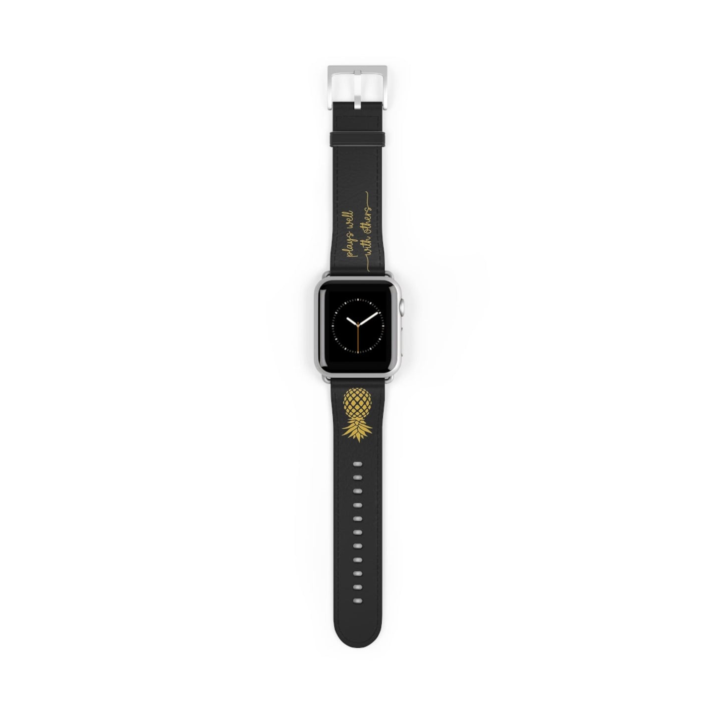 swingers apple watch band, plays well with others, silver