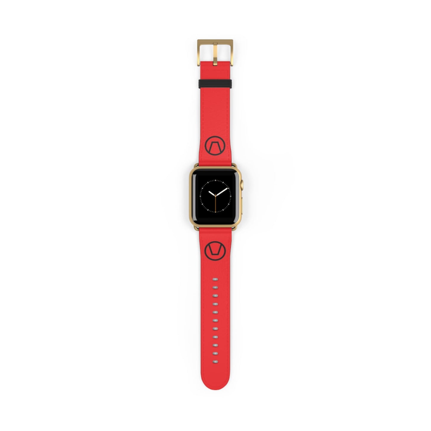 swingers symbol flag apple watch band, gold