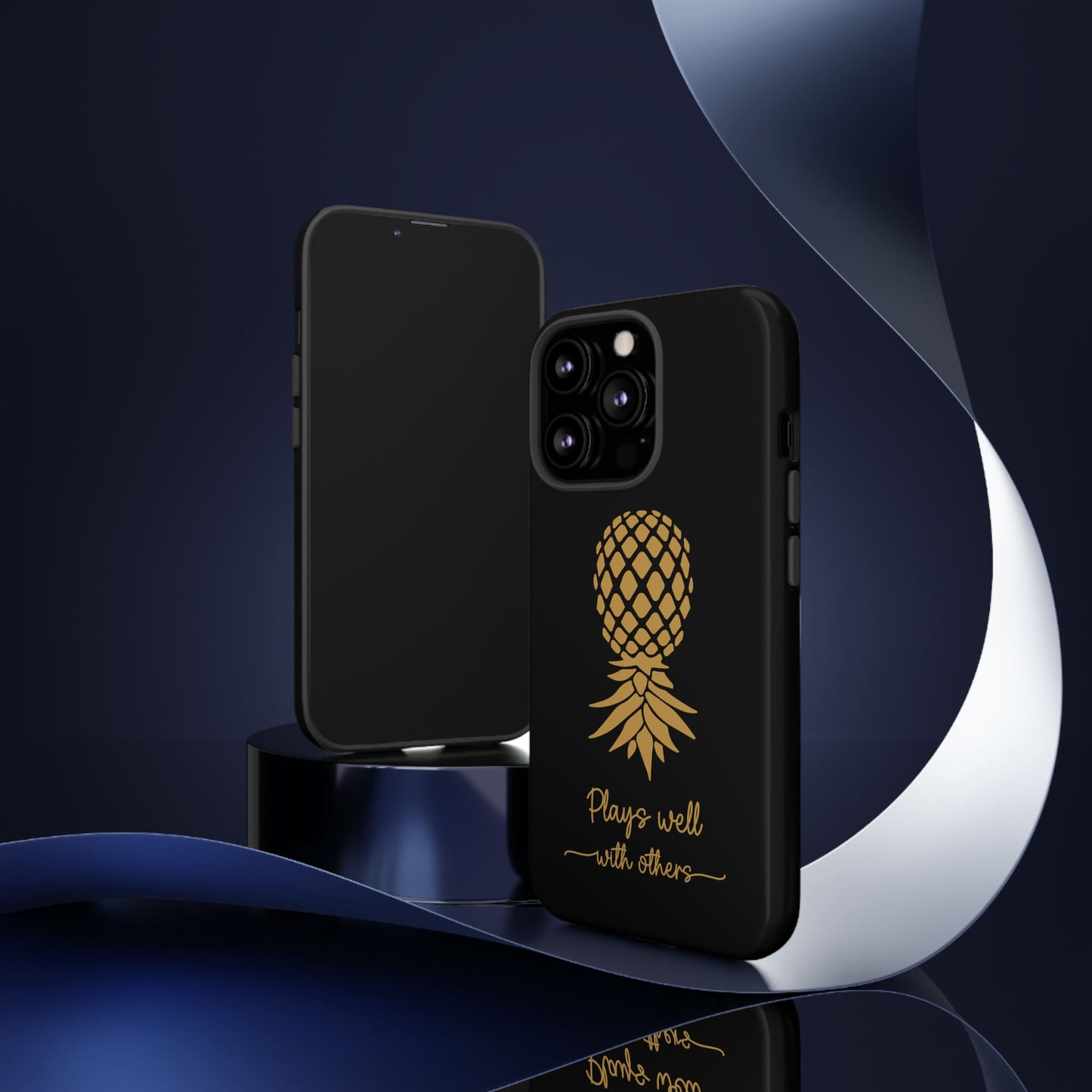 Swingers upside down pineapple phone case