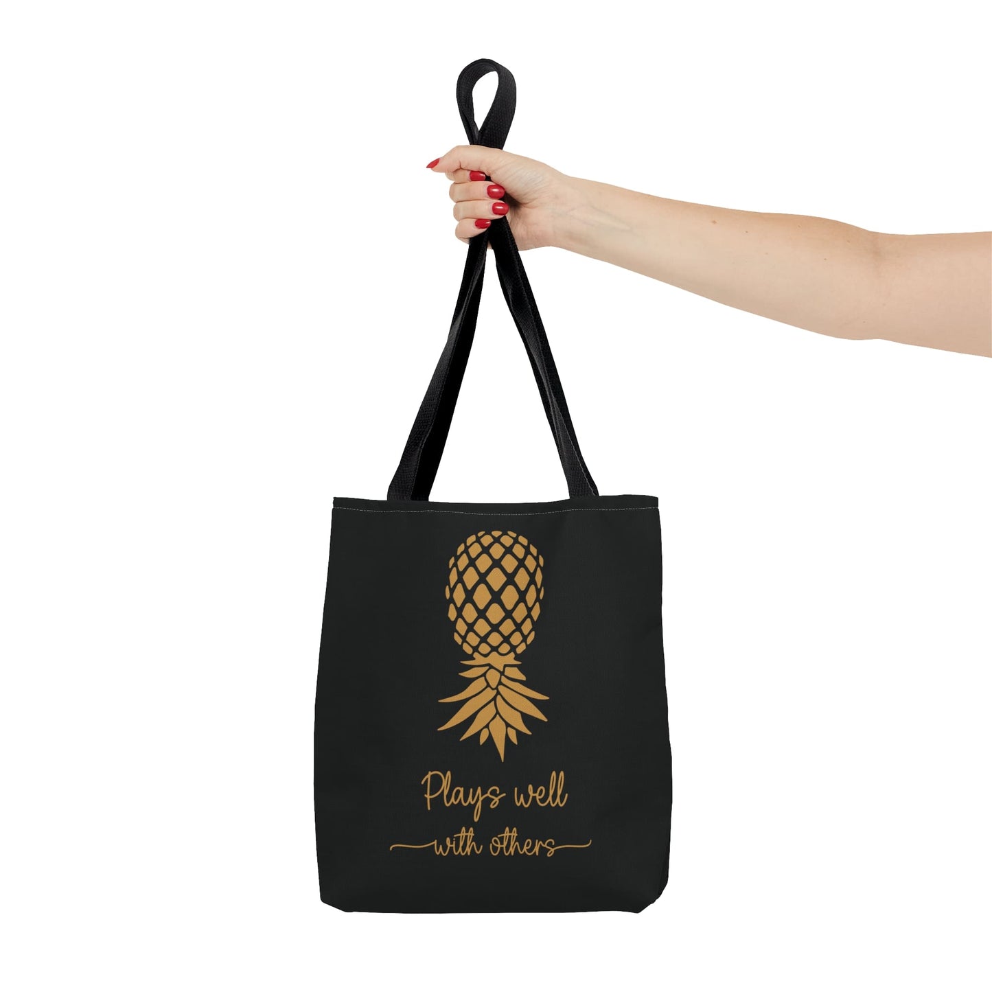 swingers upside down pineapple tote bag, small