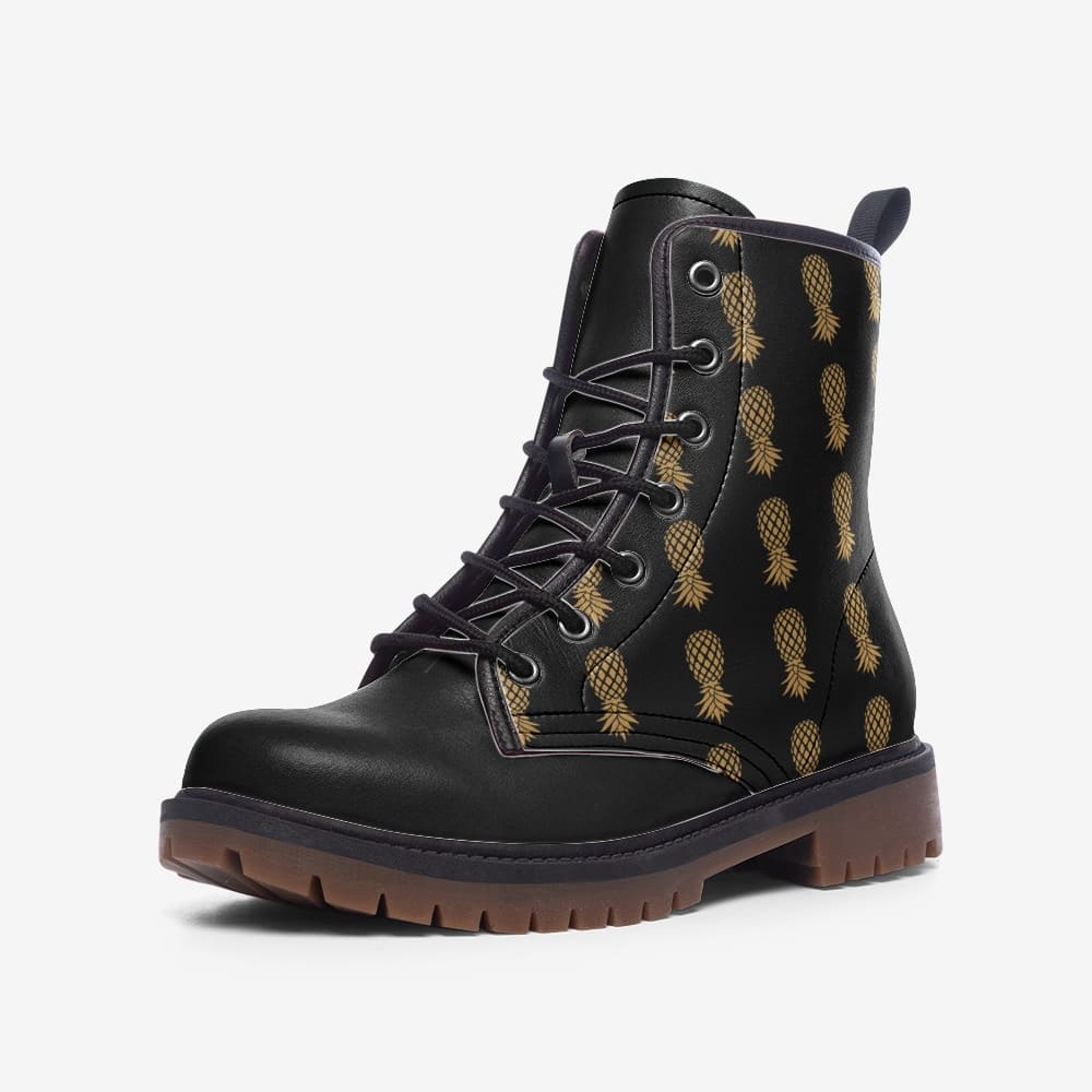 swingers shoes, upside down pineapple combat boots
