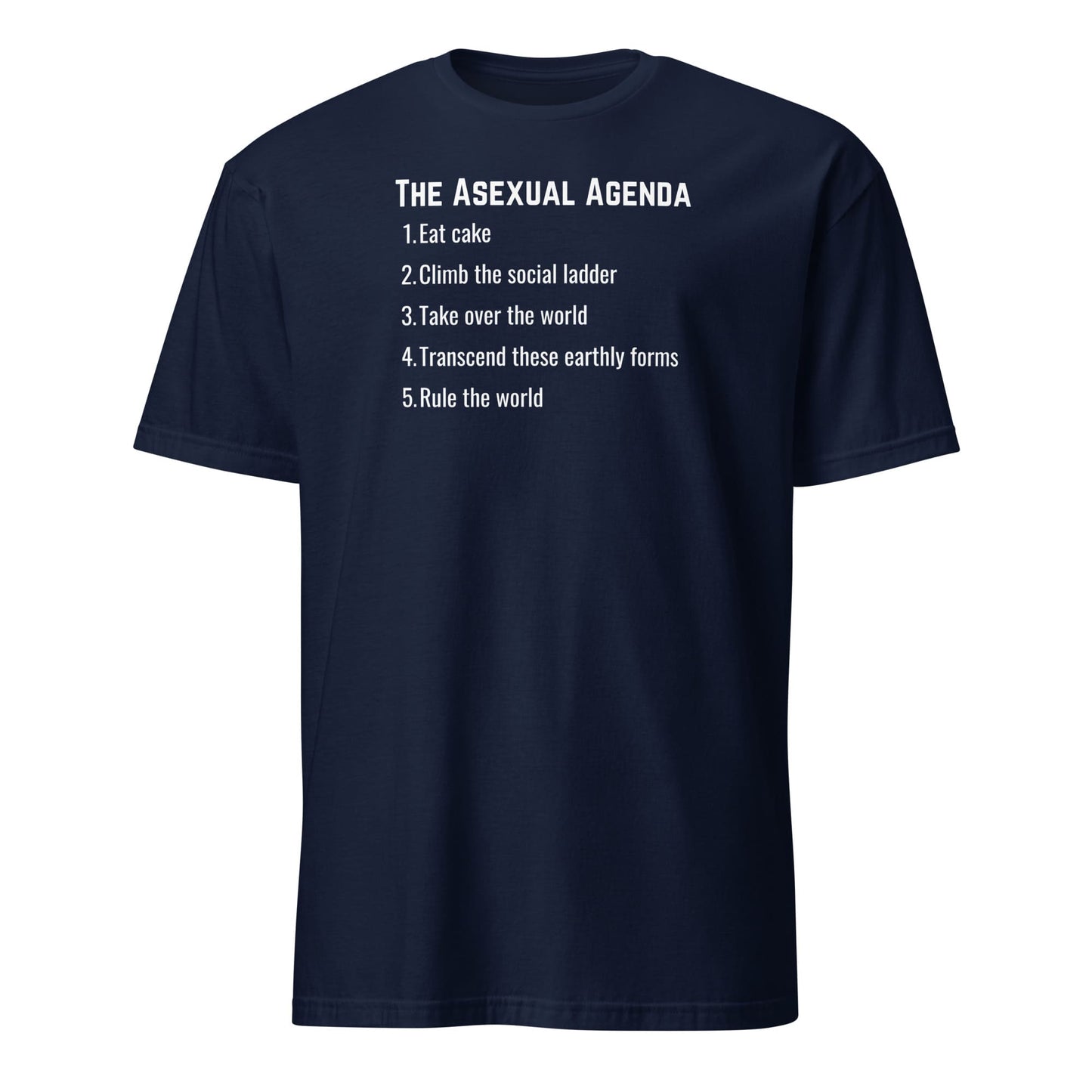 The asexual agenda t-shirt