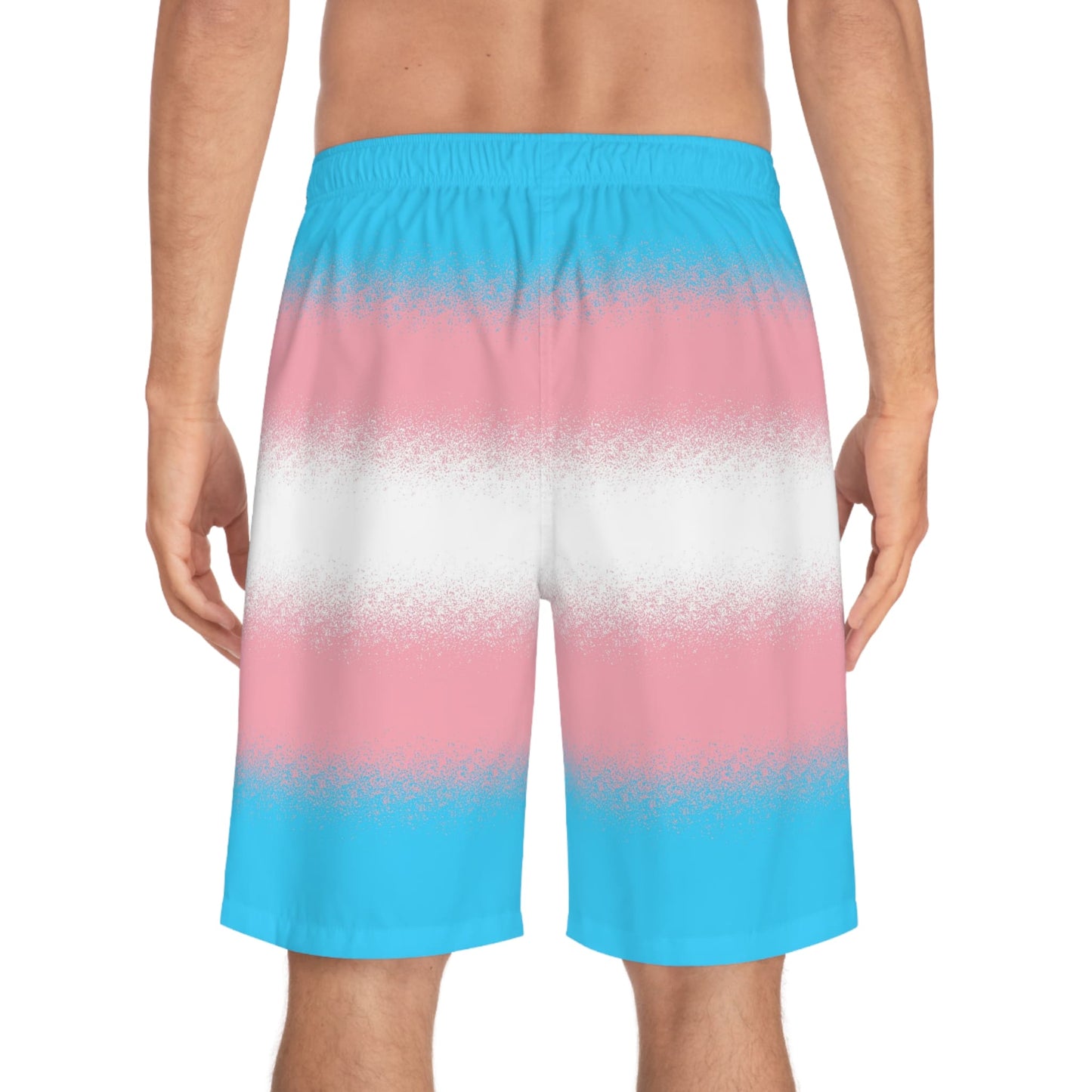 transgender swim shorts, back
