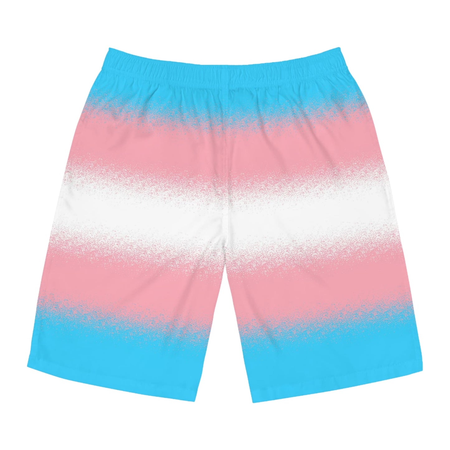 transgender swim shorts, flatlay