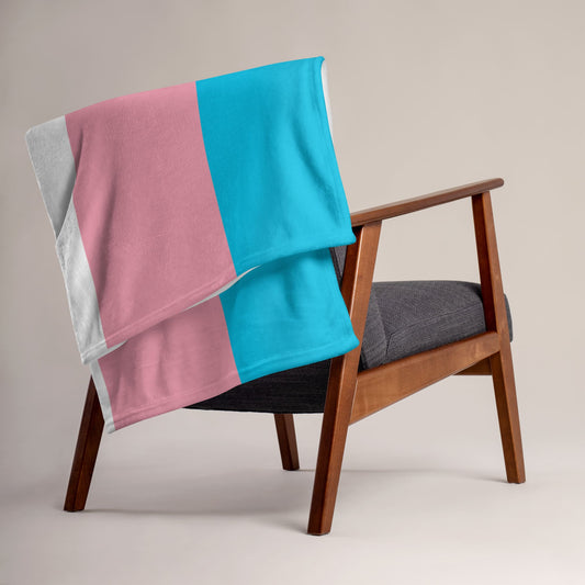  transgender blanket on chair
