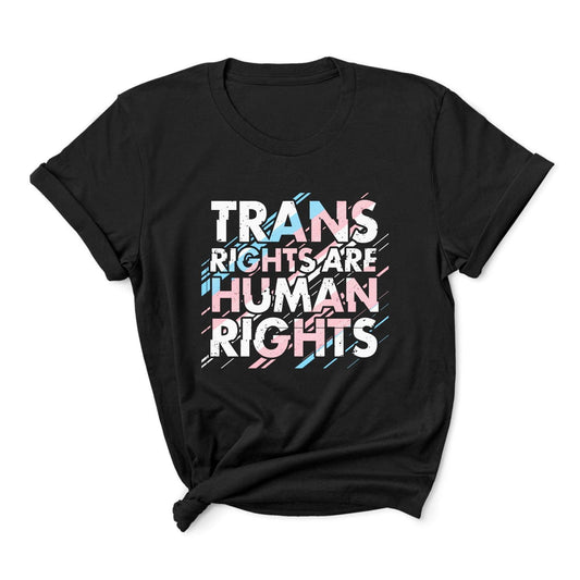 transgender shirt, trans rights are human rights, main