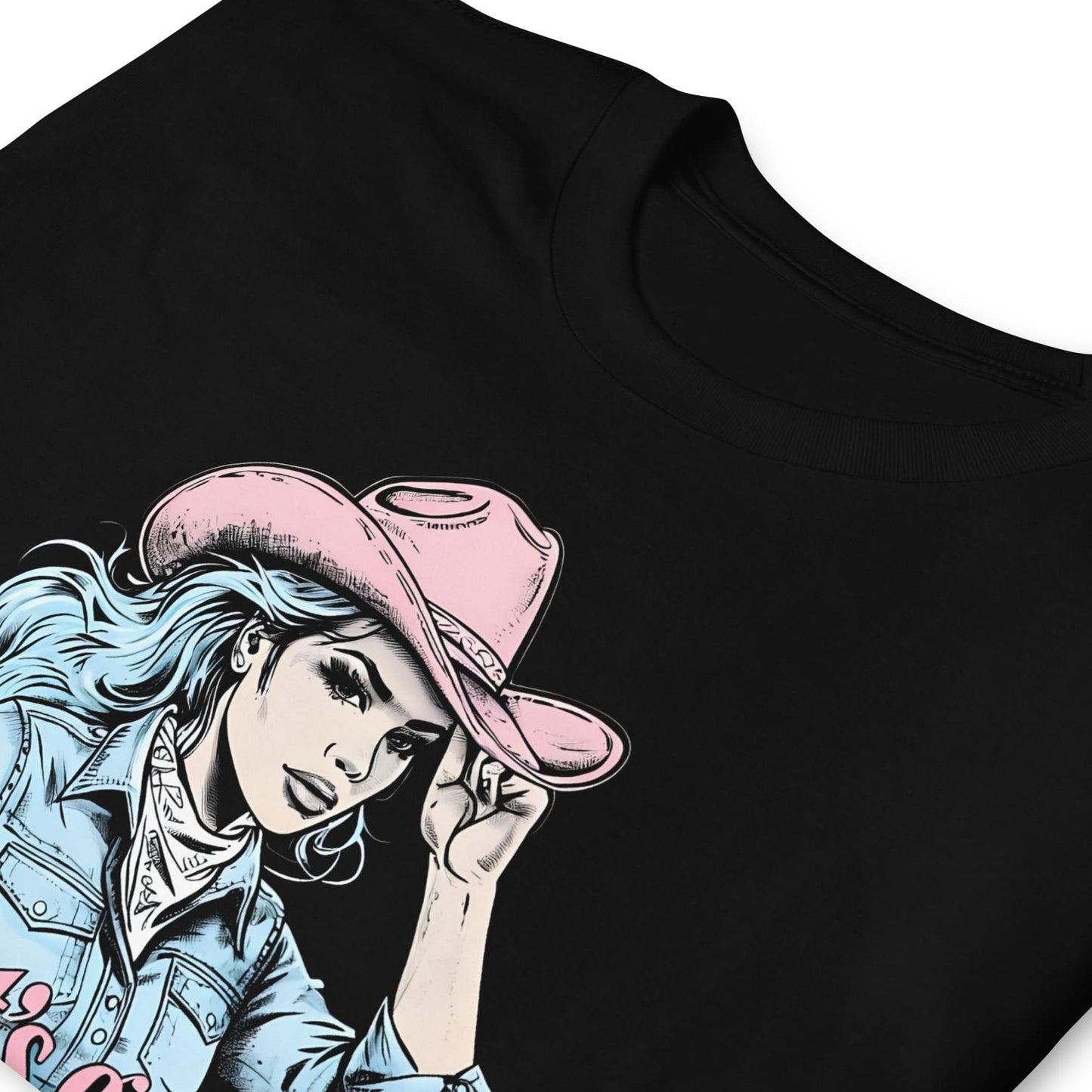 country girl MTF transgender shirt close up
