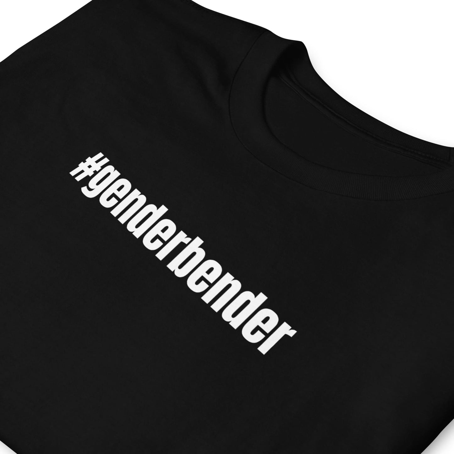funny nonbinary shirt genderbender close up