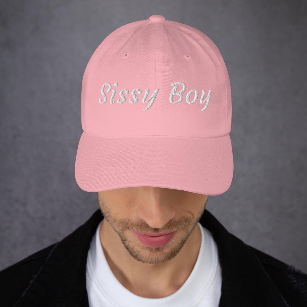 sissy boy pink hat femboy, model 1