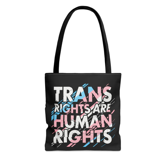 trans rights are human rights transgender tote bag