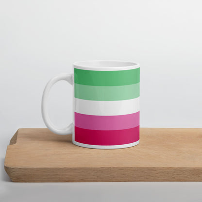 abrosexual coffee mug on table