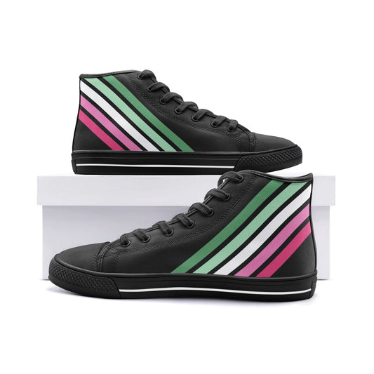 abrosexual shoes, abro pride sneakers