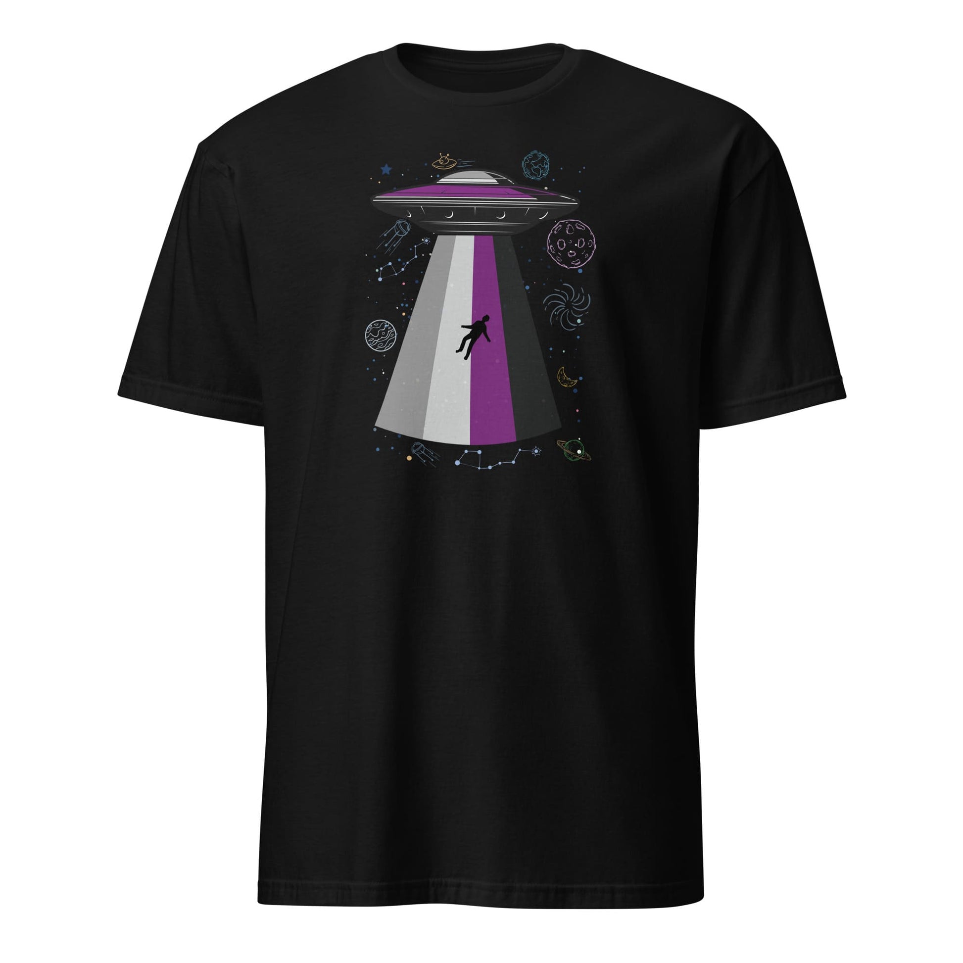 asexual shirt, funny ace UFO alien abduction, hang