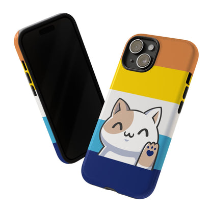 aroace phone case kawaii cat, tilt