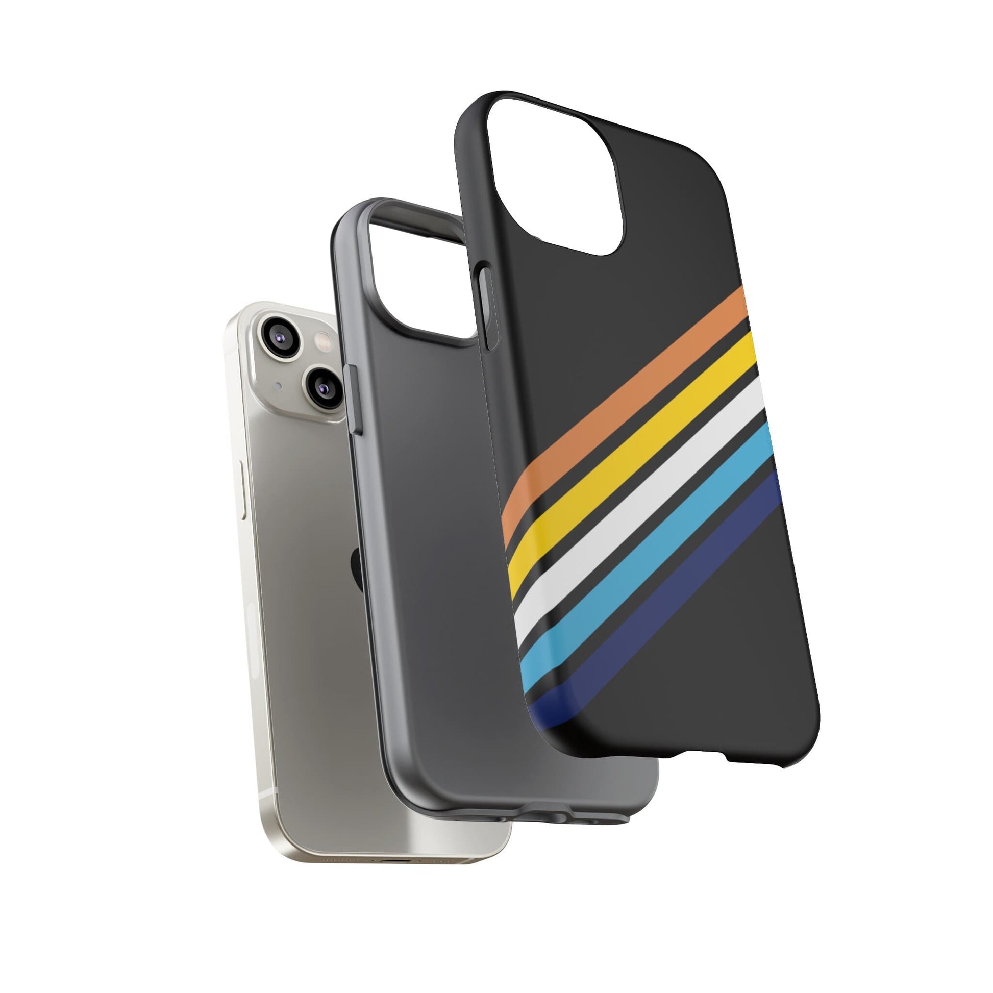 aroace phone case, subtle aro ace pride, layers