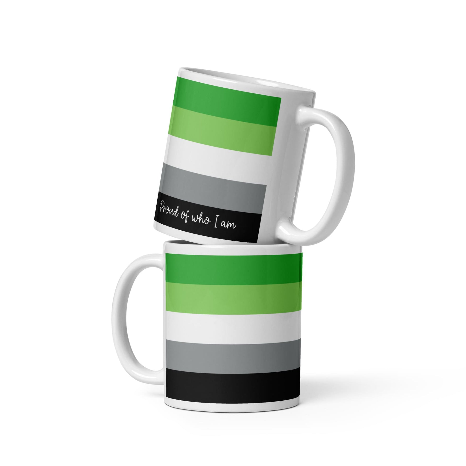 aromantic coffee mug both sides