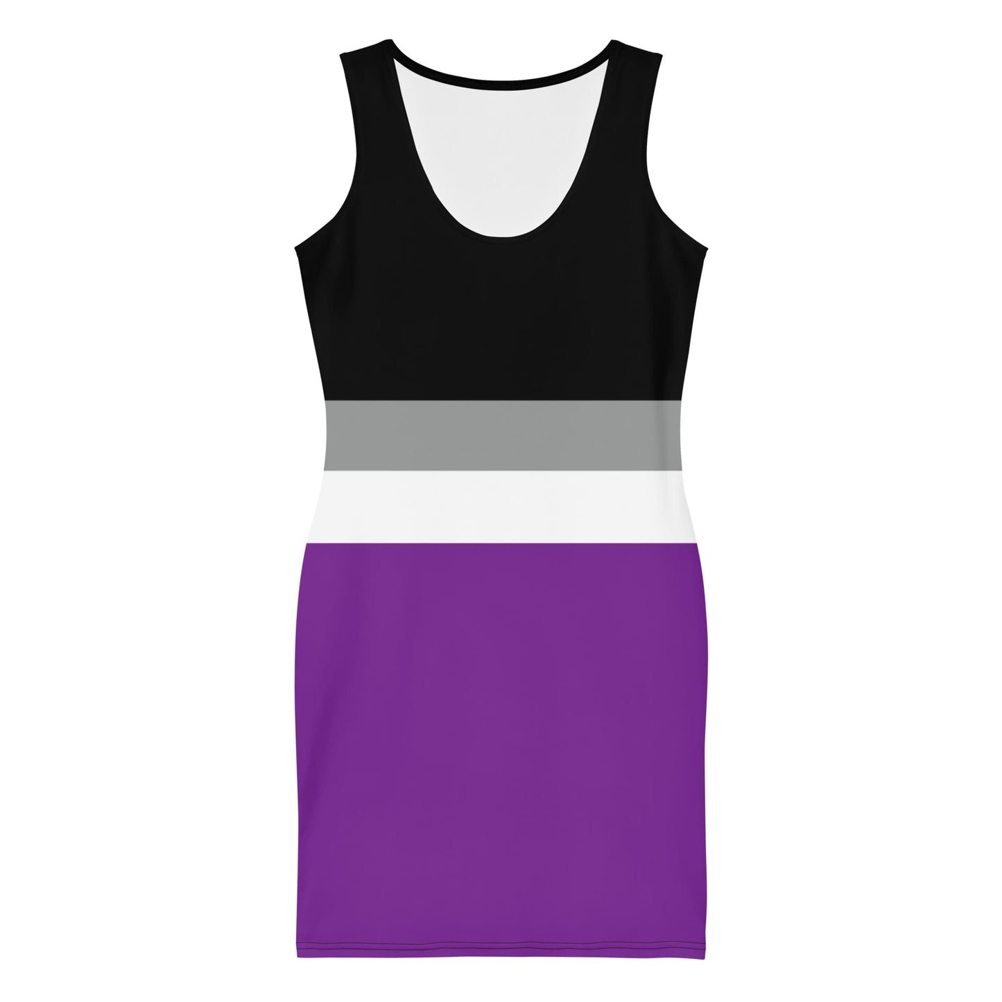 asexual dress, flatlay front