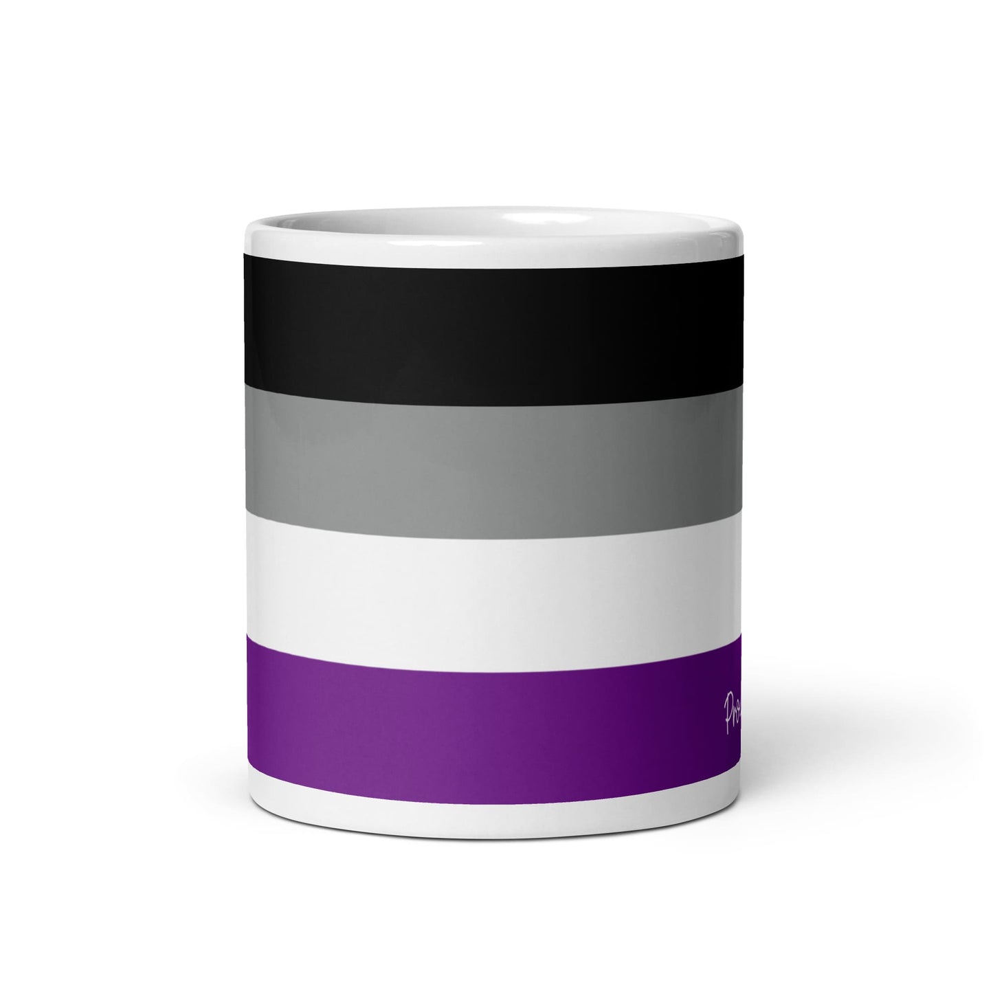 asexual coffee mug middle