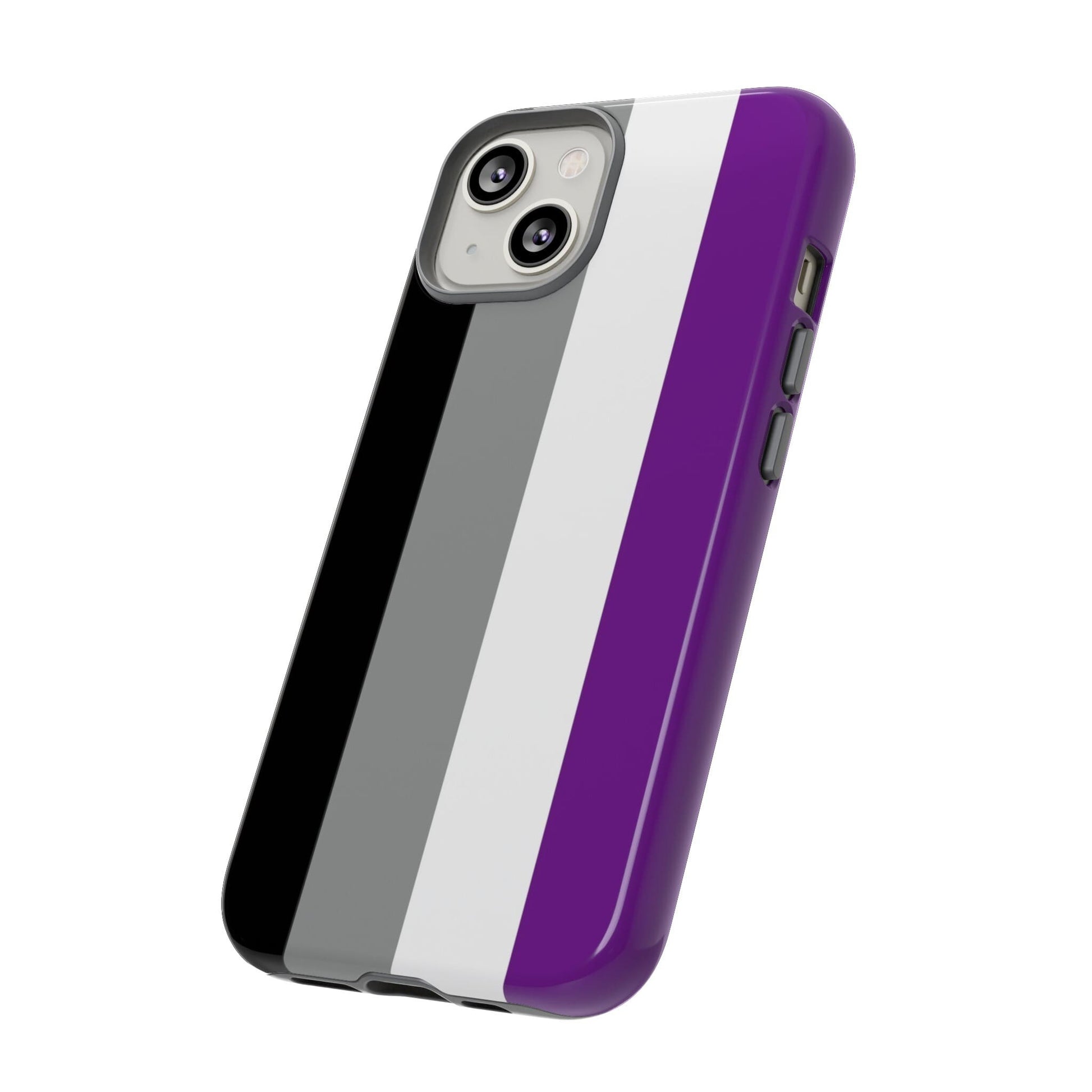 asexual flag phone case, side