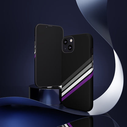 asexual phone case, ace subtle pride