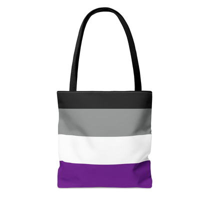 Asexual tote bag cute cat, back