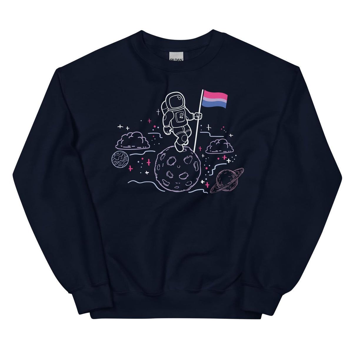 navy subtle bisexual sweatshirt
