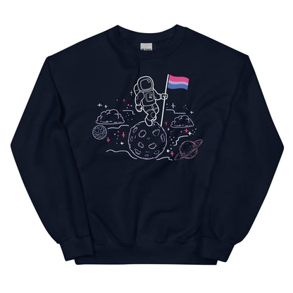 navy subtle bisexual sweatshirt