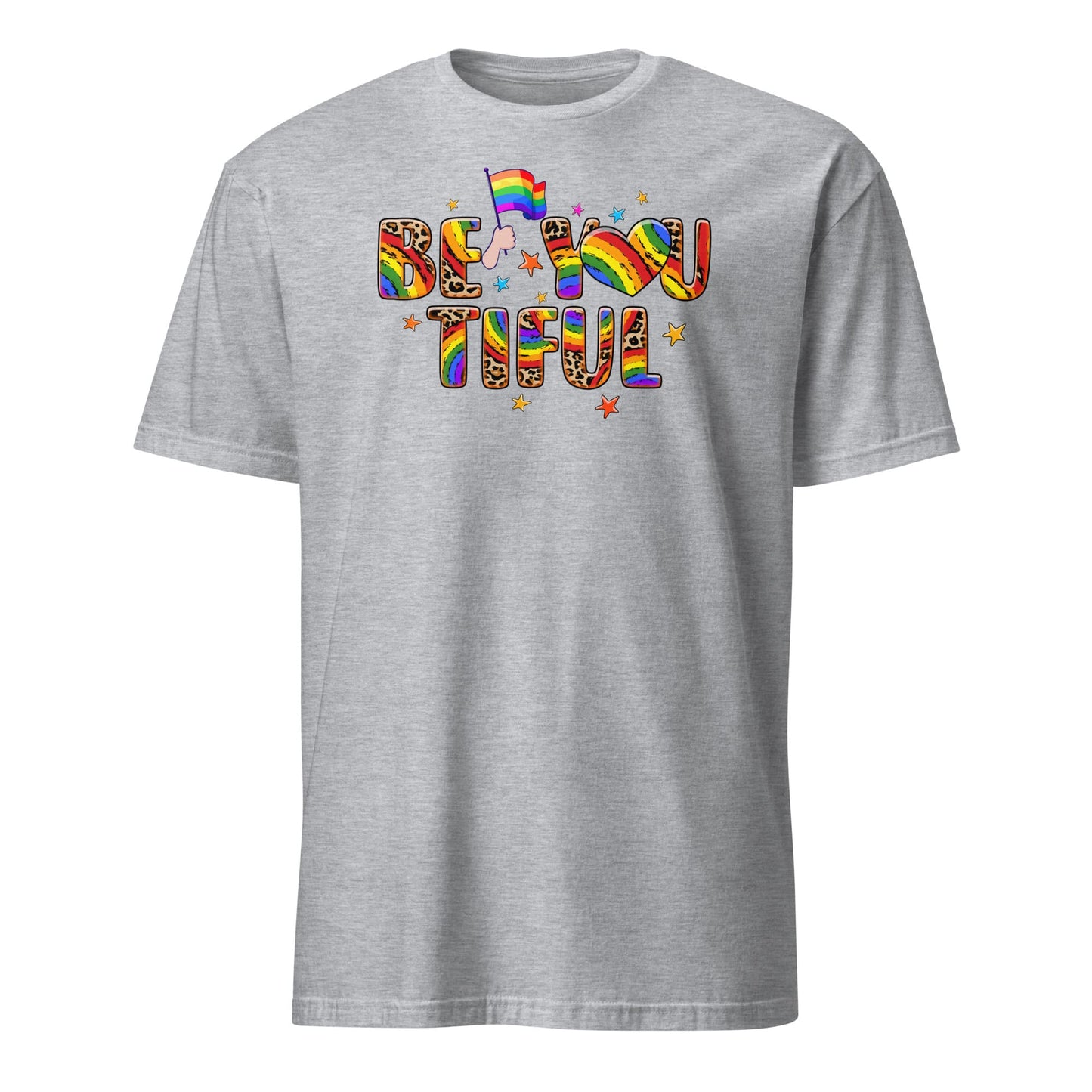 LGBTQ shirt, positivity pride, grey