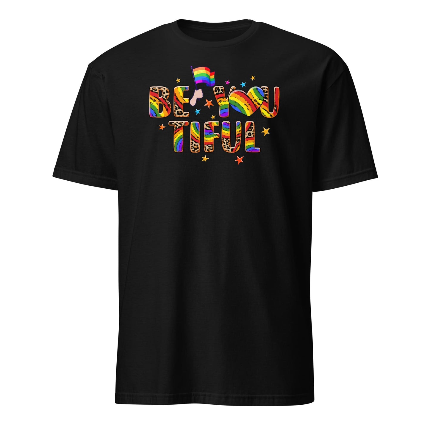 LGBTQ shirt, positivity pride, black