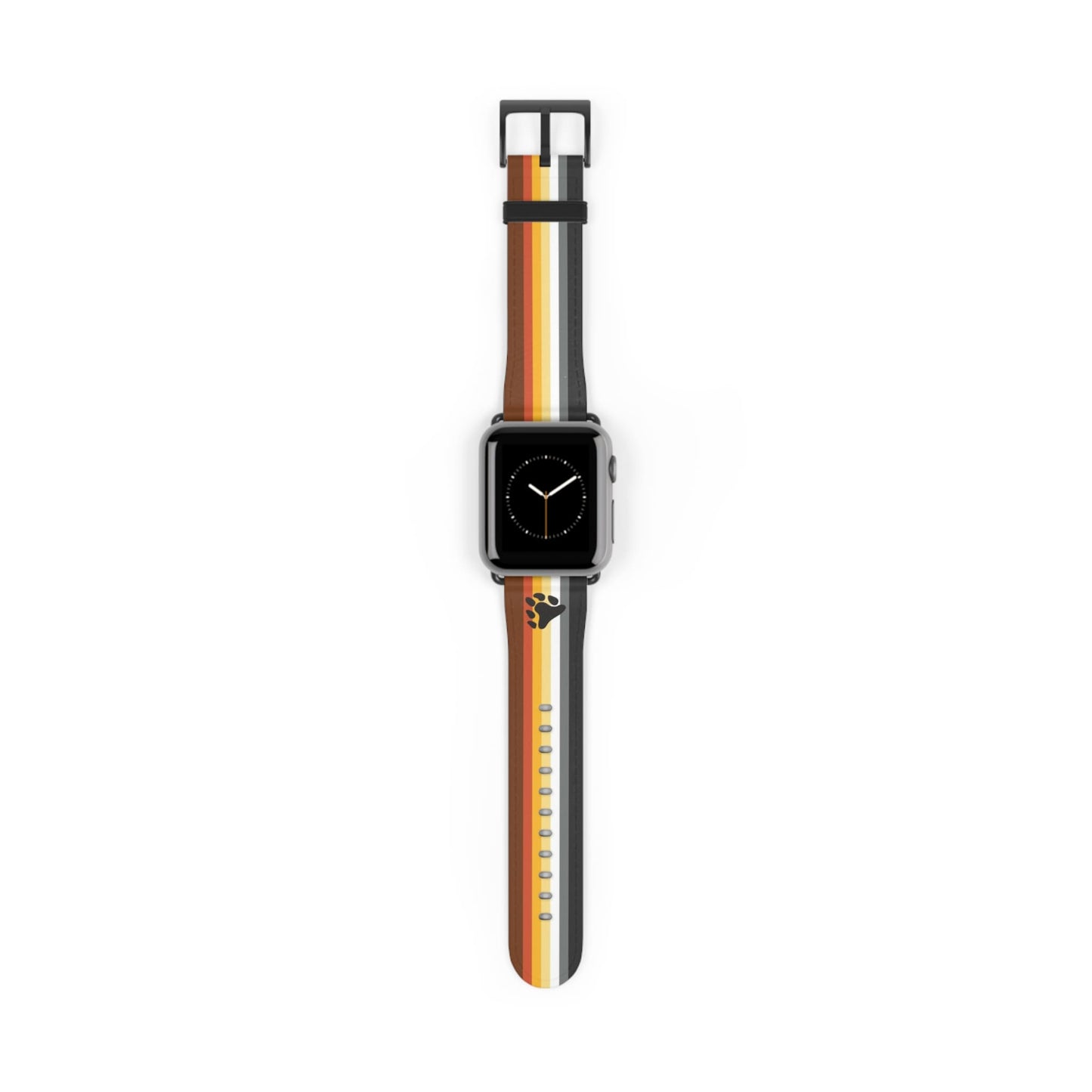 bear pride watch band for Apple iwatch, black