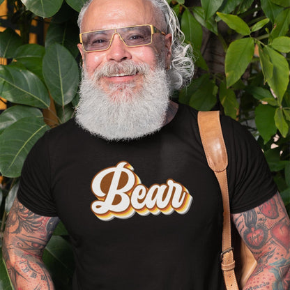 gay bear pride shirt in use