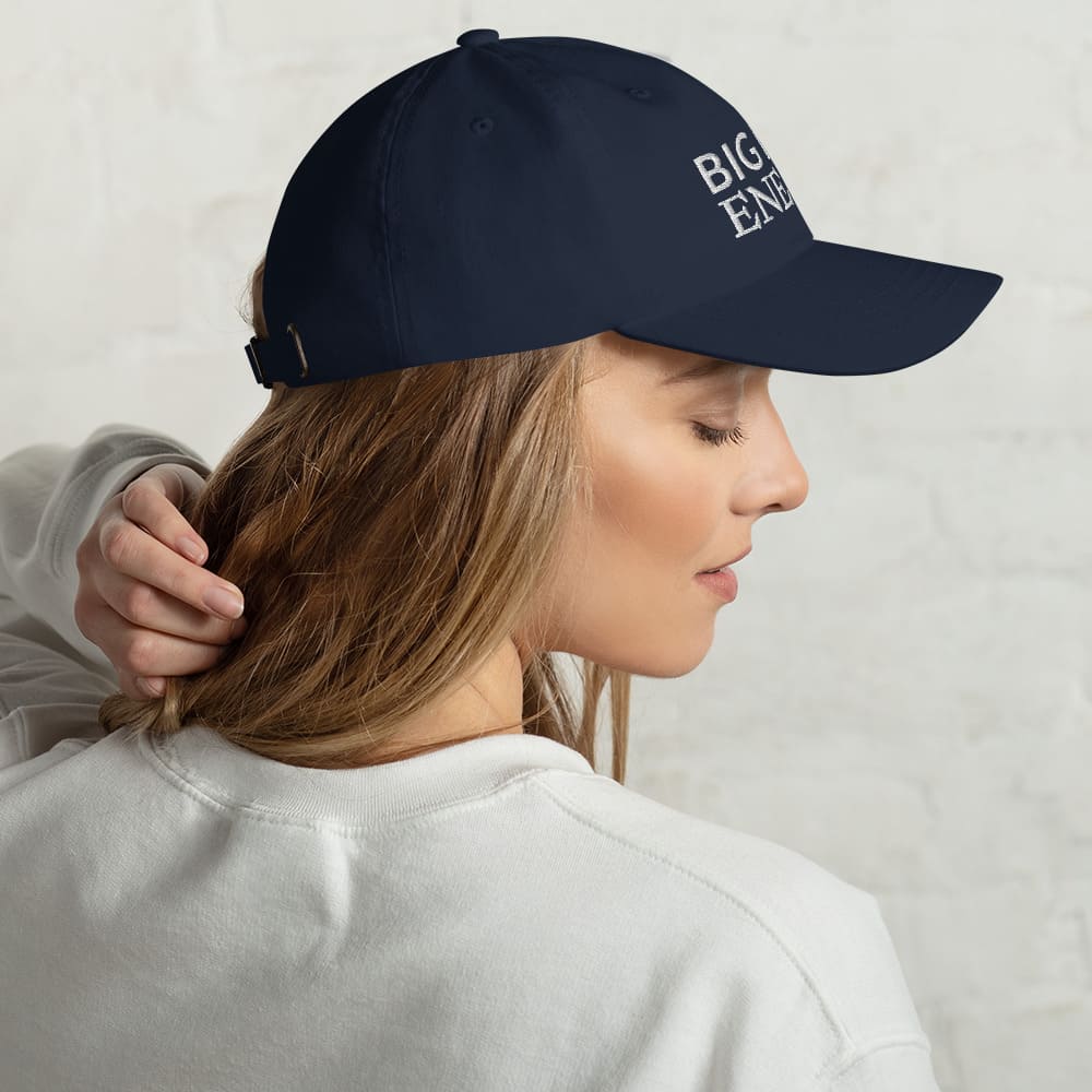 lesbian hat, funny embroidered wlw pride cap, side model